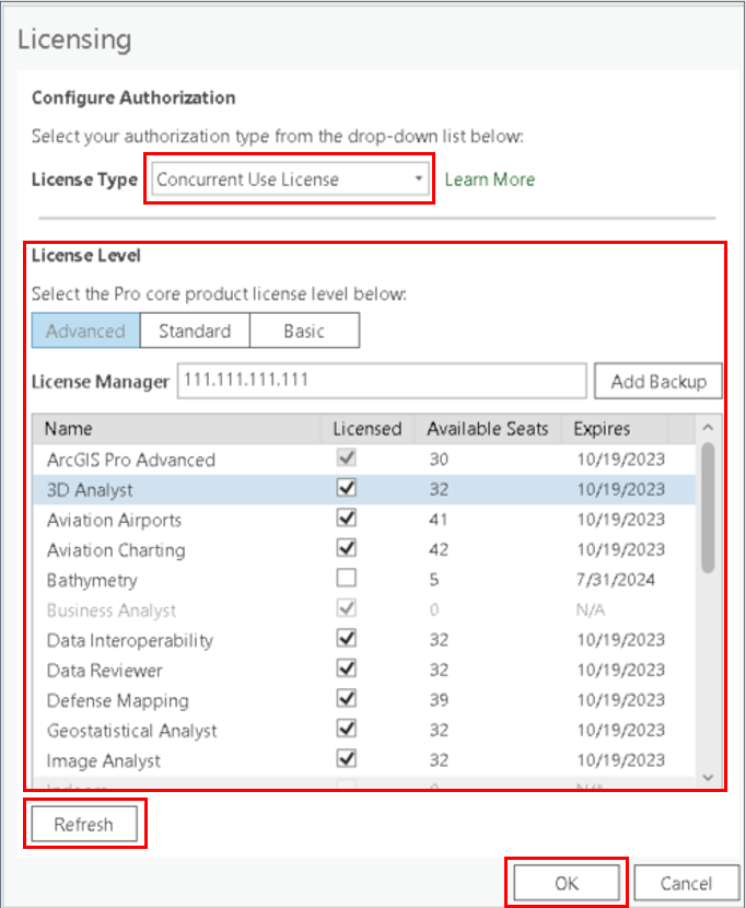 HDCĐ ArcGIS Pro 3.1 License Concurrent Use | Esri Vietnam
